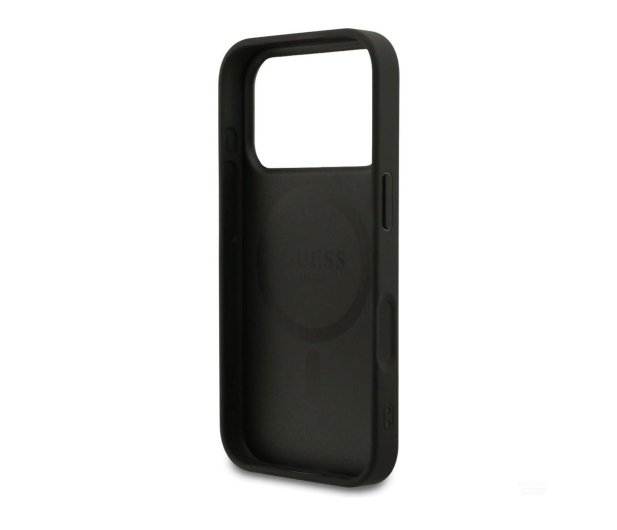 Guess Saffiano Classic Logo MagSafe do iPhone 17 Pro czarny - 1365576 - zdjęcie 3